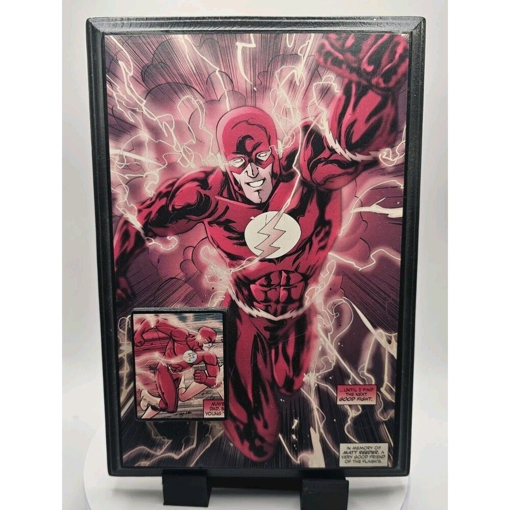 The Flash Motion Wall Hanging Picture 3D Art DC Comic Walls
